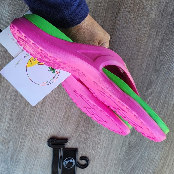 Hawaiian Jellys Slide Flip Flops Flat Sandals Women's Sz 8 - Picture 5 of 10